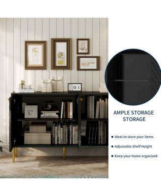 3 Door Accent Cabinet