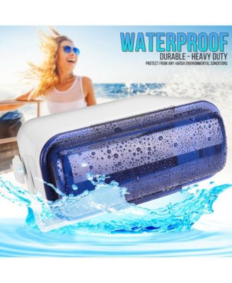 Universal Marine Stereo Housing, White