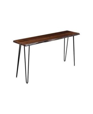 Nature's Edge Solid Acacia Counter Height Sofa Dining Table