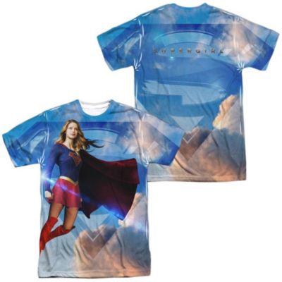 Mens Up In The Sky (Front/Back Print) Short Sleeve Adult Poly Crew Tee / T-Shirt