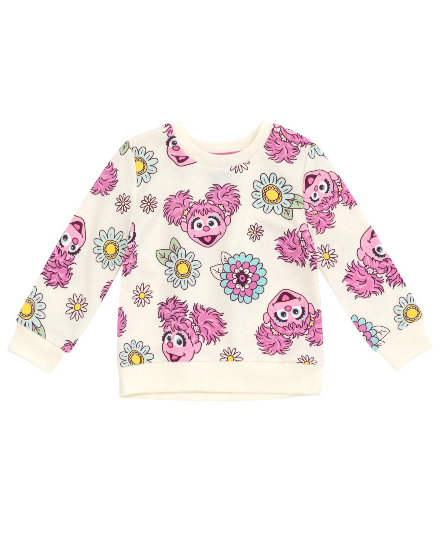 Толстовка Sesame Street Sweatshirt для девочек-малышей, цвет: Розовый — фото 1