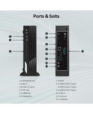 PRO DP21 Business MFF Desktop Intel Core i3 13100 8GB RAM Intel UHD Graphics 512GB SSD Storage Windows 11 Home