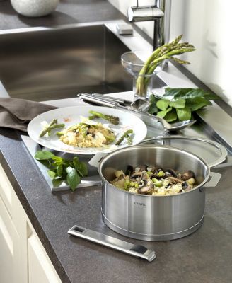 Stainless Steel 1 Quart Strate Saucepan with Lid