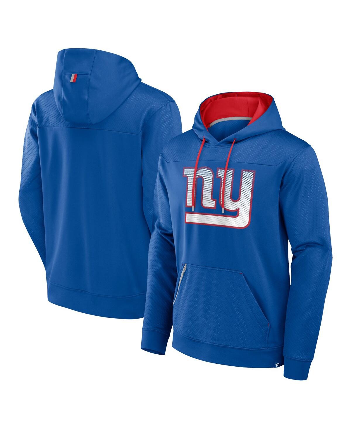 Fanatics Men's Royal New York Giants Defender Pullover Hoodie In Royal