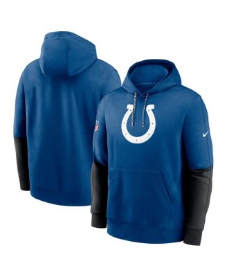Nike - Men's Royal Indianapolis Colts 2024 Sideline Club Pullover Hoodie