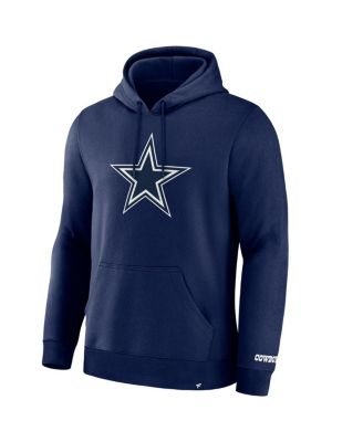 Men's Navy Dallas Cowboys Legacy Fleece Pullover Hoodie