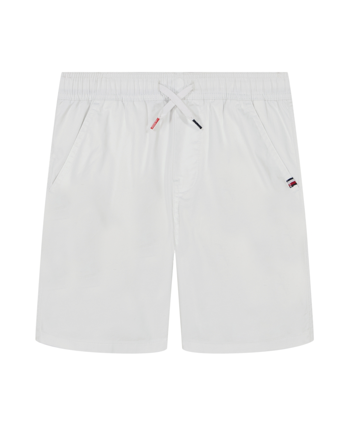 Tommy Hilfiger Big Boy Core Essentials Pull-on Short In Fresh White