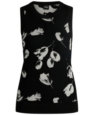 Women's Merino Wool-Blend Knitted Top