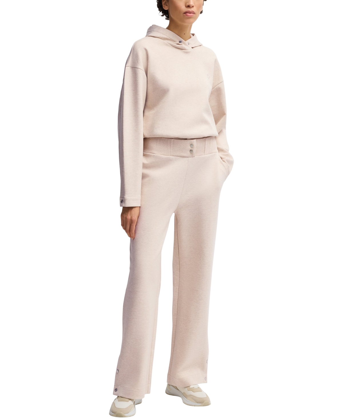 Hugo Boss Boss By  Women's Double B Tracksuit Bottoms In Open White