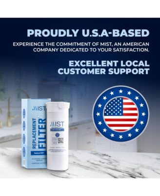 XWF Water Filter Replacement (Not XWFE), Compatible with GE XWF Models: GWE19JSLSS, WR17X30702, GBE21, GDE21, GDE25, GFE24, 3 Pack- Mist