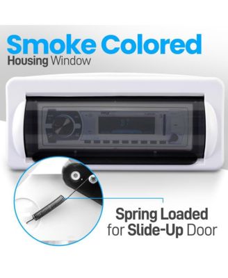 Marine Stereo Radio Shield Cover, White