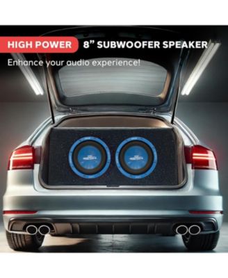 8-Inch Car Subwoofer, 600 Watts, Dual Voice Coil (DVC)