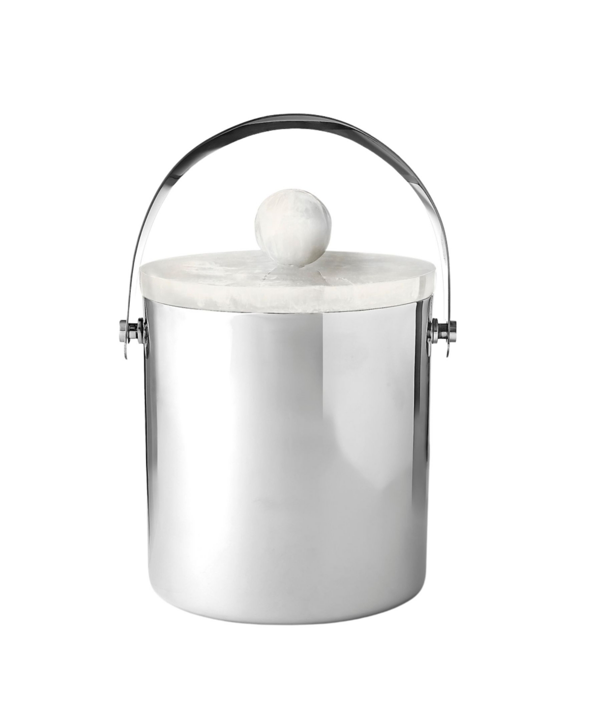 Godinger Azure Resin Ice Bucket In Silver