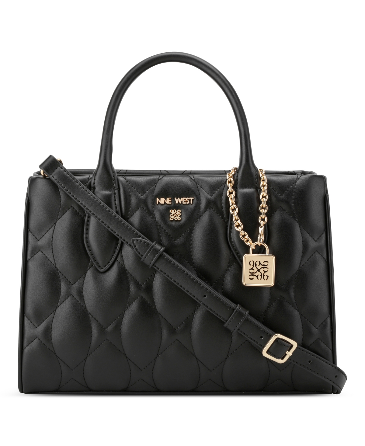 NINE WEST REMOVABLE STRAP RUE SATCHEL BAG 
