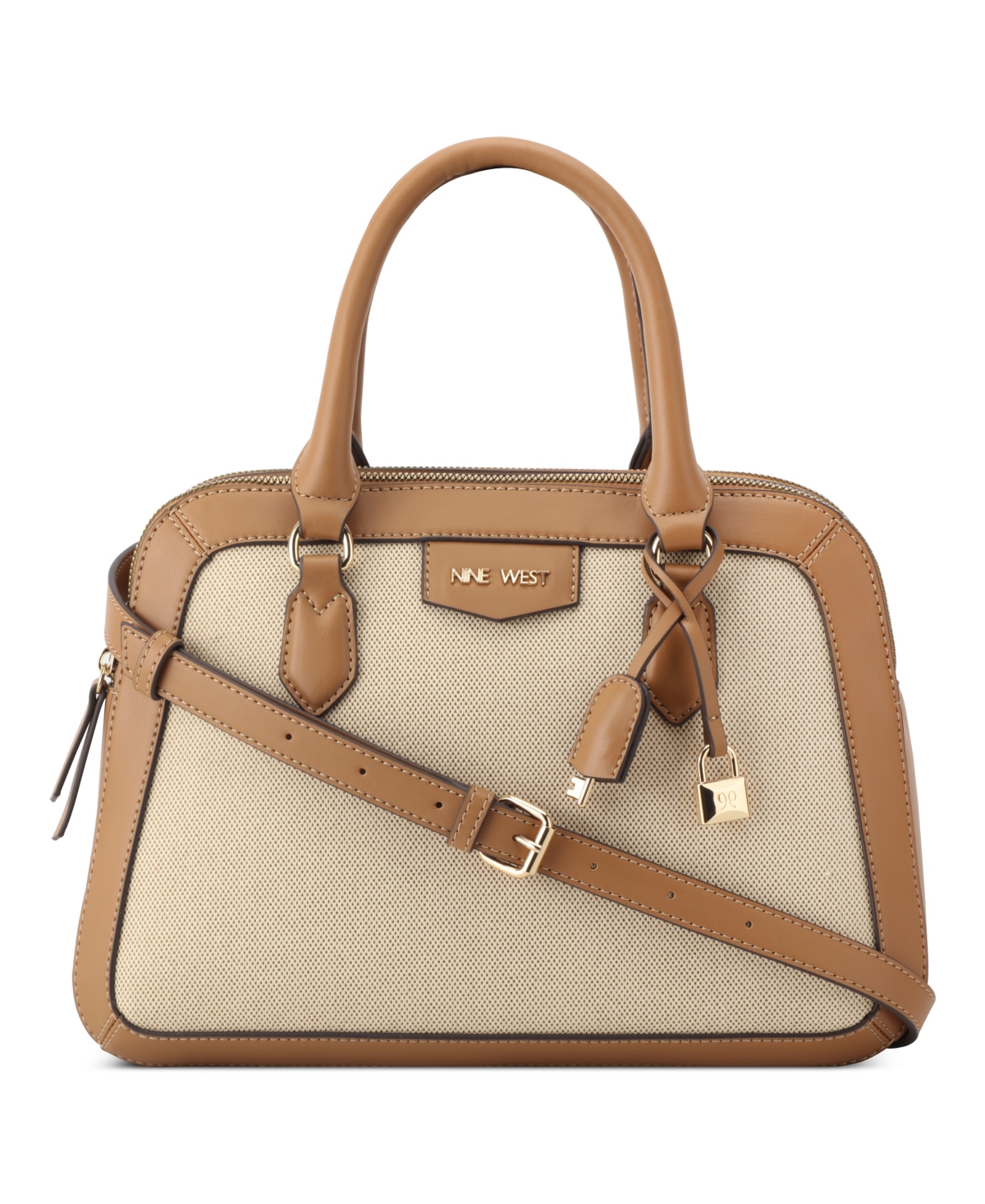 NINE WEST DESIGNER CIBRINA DOME SATCHEL BAG 