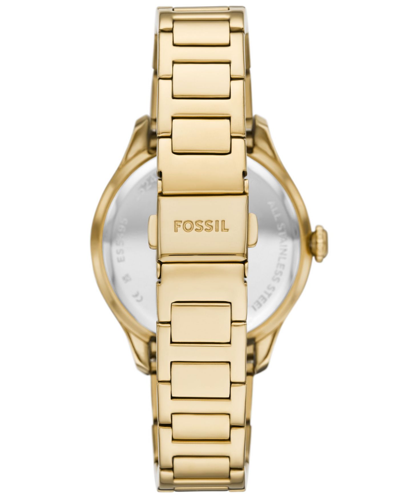 Женские часы Fossil Gilmore Three-Hand Date Two-Tone Stainless-Steel Watch, 38mm, цвет: Золотой — фото 3
