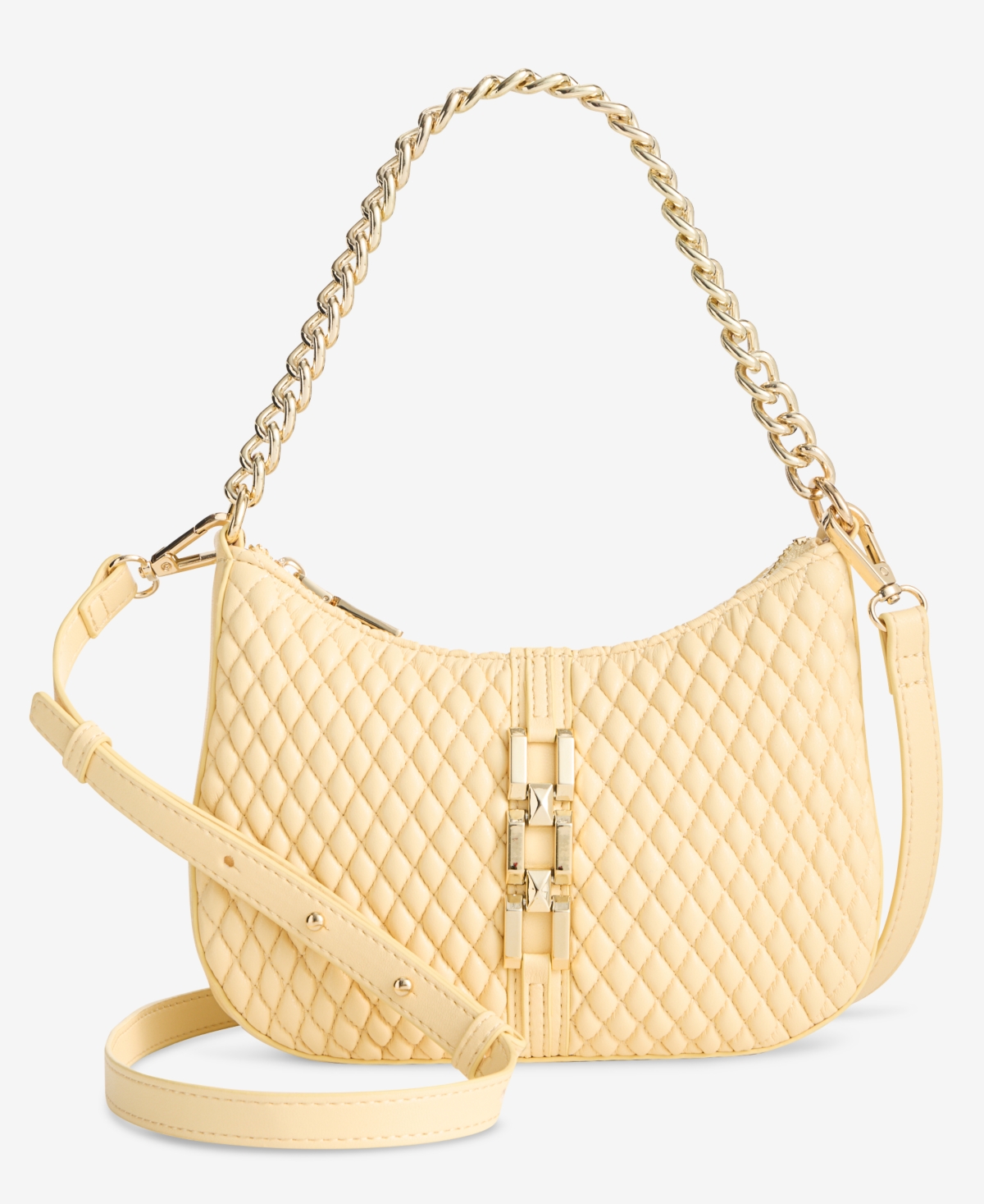 Quynn Small Quilted Crossbody, Exclusively at Macy's - Double Cream