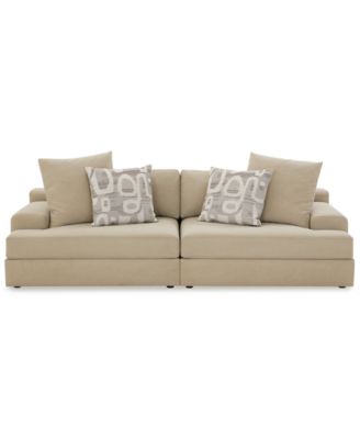Macy's Klarke Fabric Sectional Collection Exclusively At Macys In Platinum