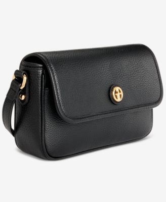 Pebble East West Small Flap Crossbody, Exclusively at Macy's 