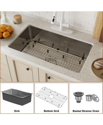 31inch L Kitchen Sink with Accessories