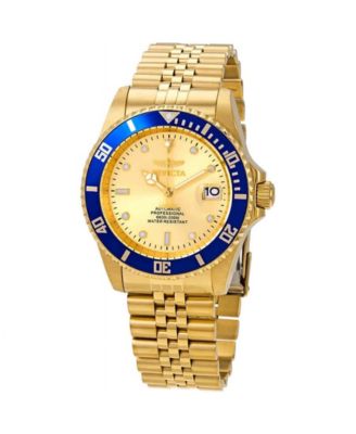 Men's 29185 Pro Diver Automatic 3 Hand Champagne Dial Watch