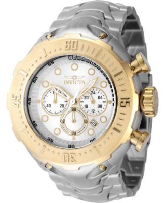 Men's 46545 Bolt Quartz Chronograph Antique Silver Dial Watch
