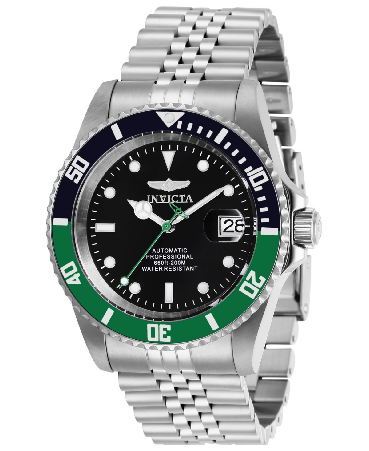 Invicta Men's 29177 Pro Diver Automatic 3 Hand Black Dial Watch