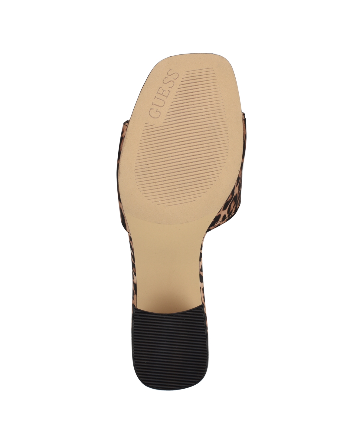 Guess Women's Gallai Block Heel Slip-on Sandals In Leopard
