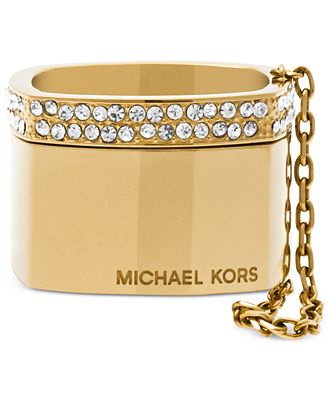 Michael Kors MKJ5256 Double Stack Gold Tone Rings Gold tone ring