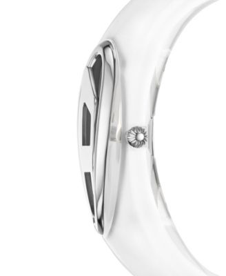 Women's Wonder-D Quartz Two-Hand White Nylon Watch, 24mm