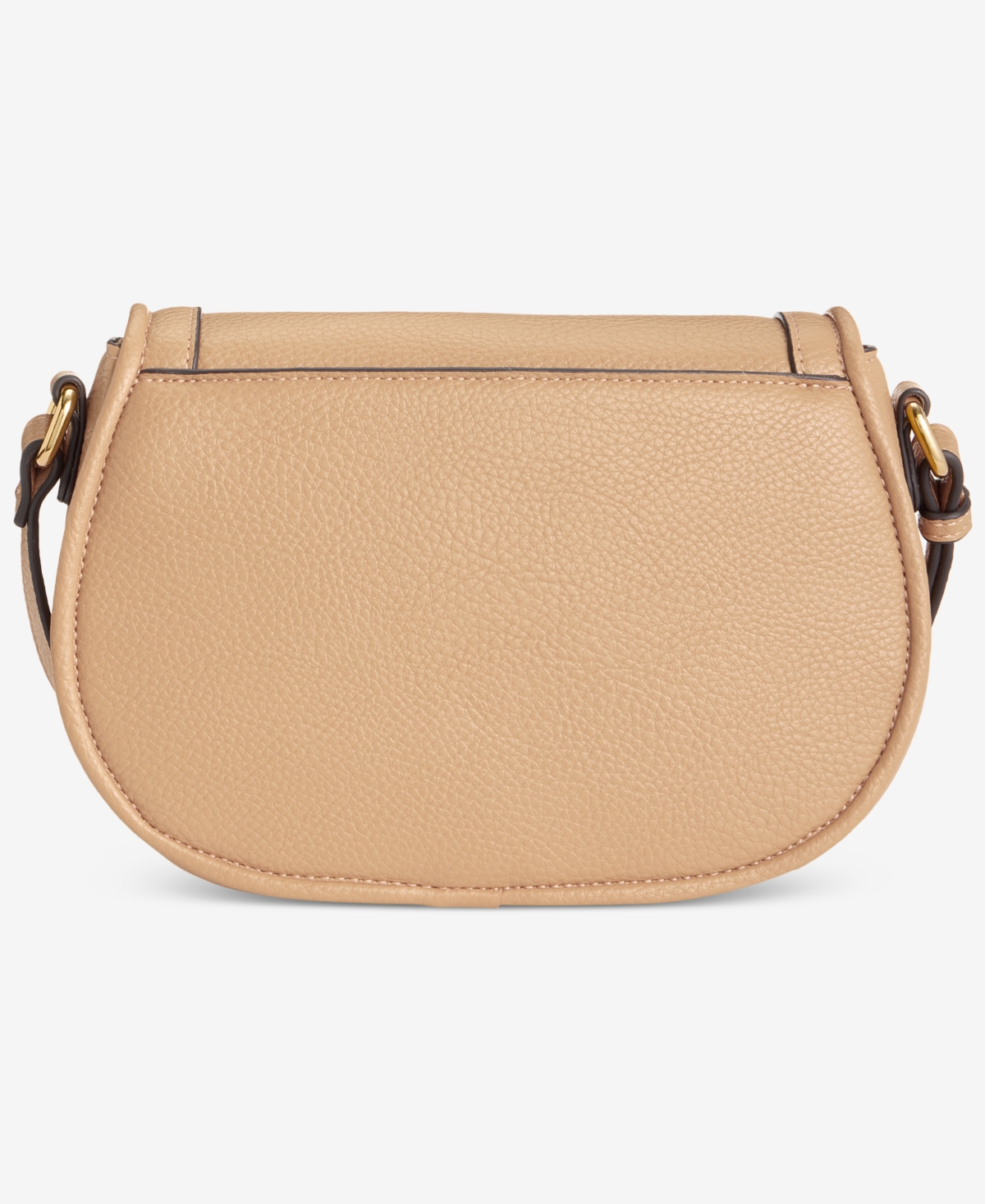 Macy's Pebble Small Saddle Crossbody, Exclusively At  In Brown