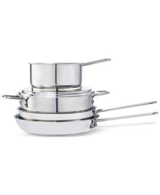 5-Pc. Stackable Stainless Steel Cookware Set, Exclusively at Macy's