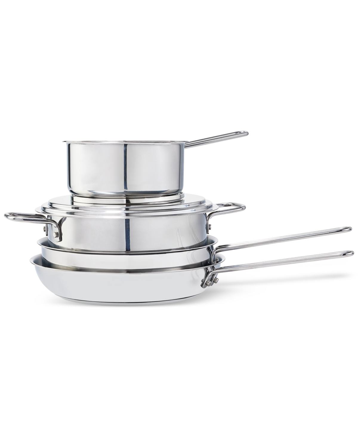 Arch Studio 5-pc. Stainless Steel Cookware Set In Silver