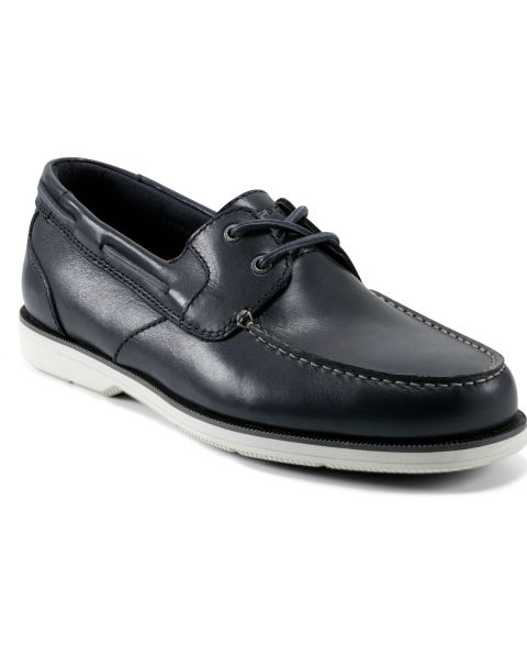 Обувь Rockport Men's Southport Lace-Up Boat Shoes, цвет: Тёмный синий кожаный