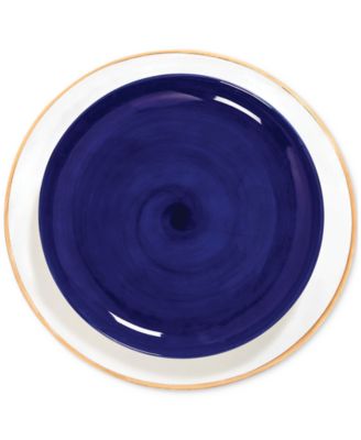 Elite Gold Glass Charger Plates, Set of 6