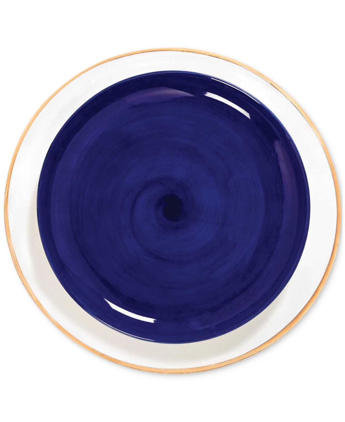 American Atelier Elite Gold Glass Charger Plates, Set Of 6 In Gold