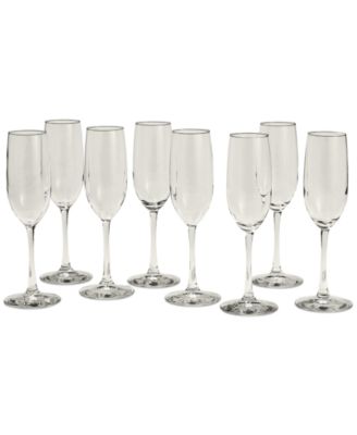 Stemmed Champagne Glasses, Set of 8, Exclusively at Macy's