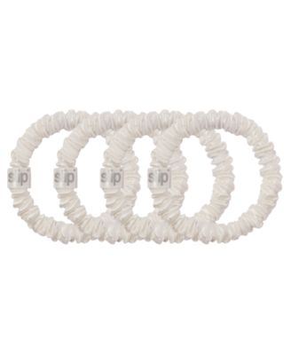 4-Pc. Pure Silk Back-to-Basics Skinny Scrunchies Set