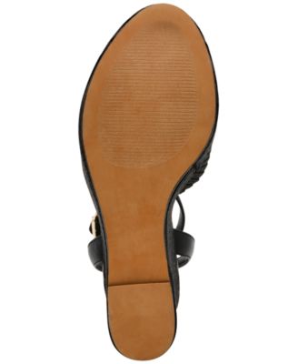 Steve Madden Women's Wanona Raffia Wedge Sandals - Macy's