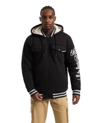 Ecko Unltd Men's Renown Sherpa Varsity Jacket - Macy's