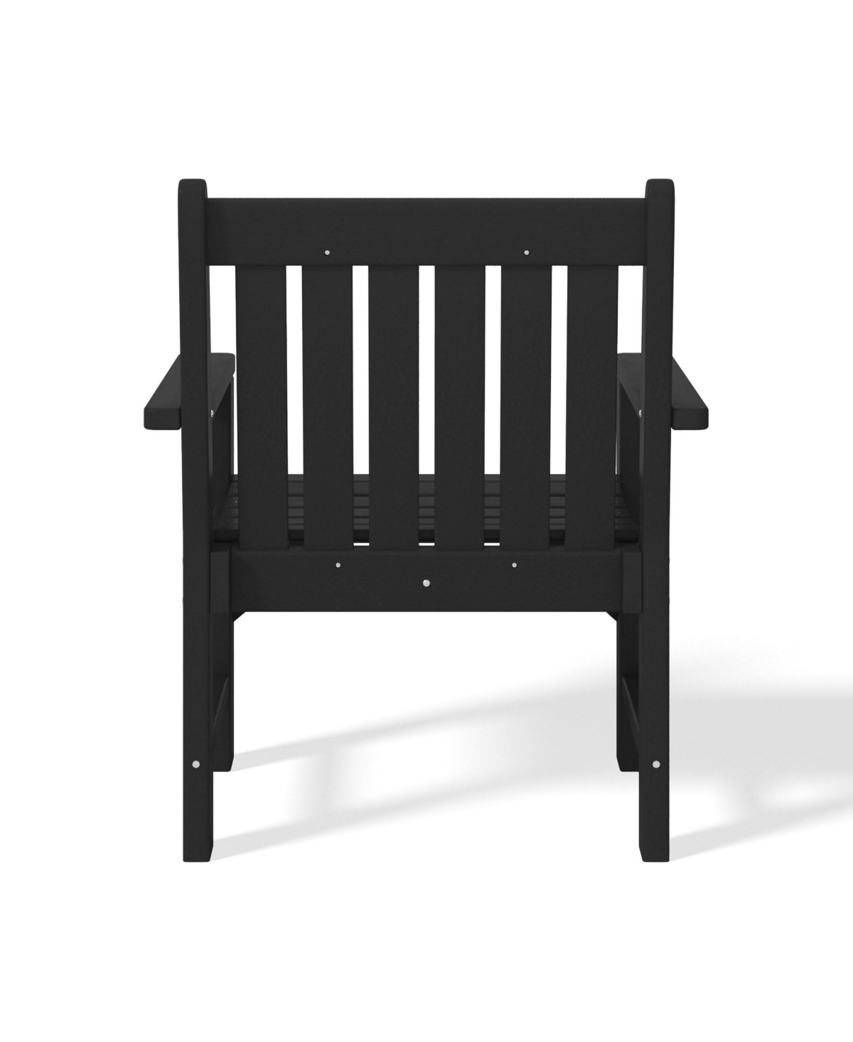 WestinTrends Outdoor Patio Hdpe Adirondack Dining Arm Chairs (Set of