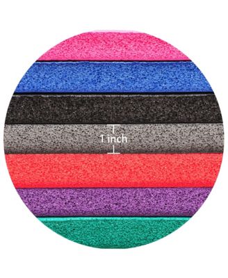 1" Extra Thick Exercise Fitness Yoga Mat w/ Carry Strap, Green