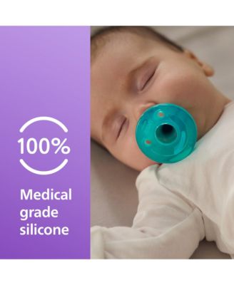 Soothie Pacifier, 0-3 months, Green, 8 pack