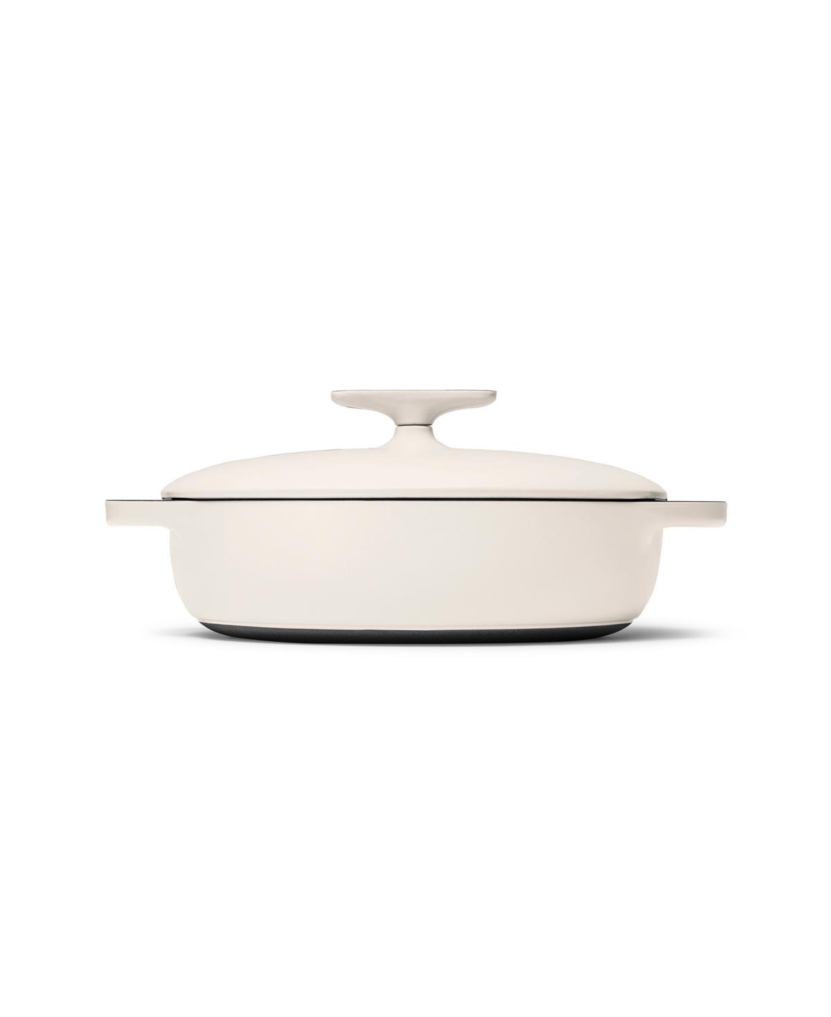 Caraway Cast Iron 3.5-quart Braiser With Domed Lid In Cream