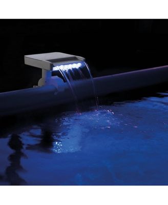 28090E Above Ground Swimming Pool 3 Colored LED Relaxing Waterfall Cascade