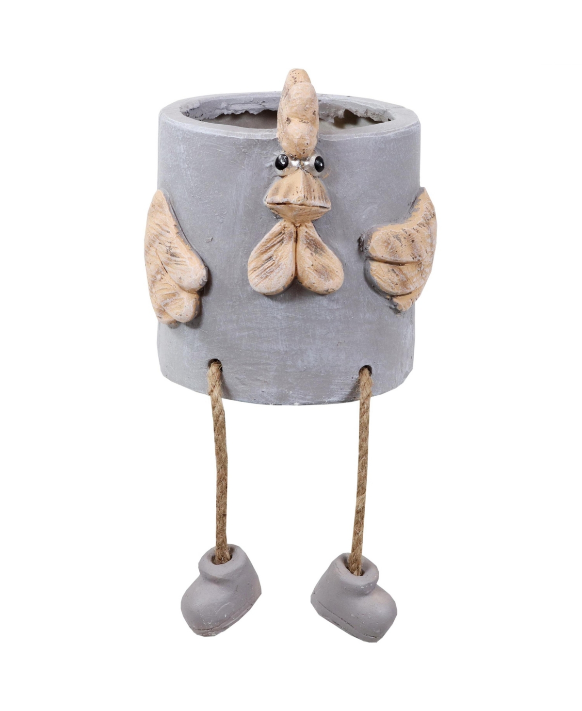 Tate the Turkey Planter Statue - Indoor/Outdoor Decorative Figurine - 8.5"