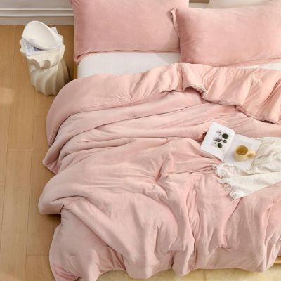 Better Than Anesthesia - Oversized Comforter Set - Rose Smoke , Pink , King