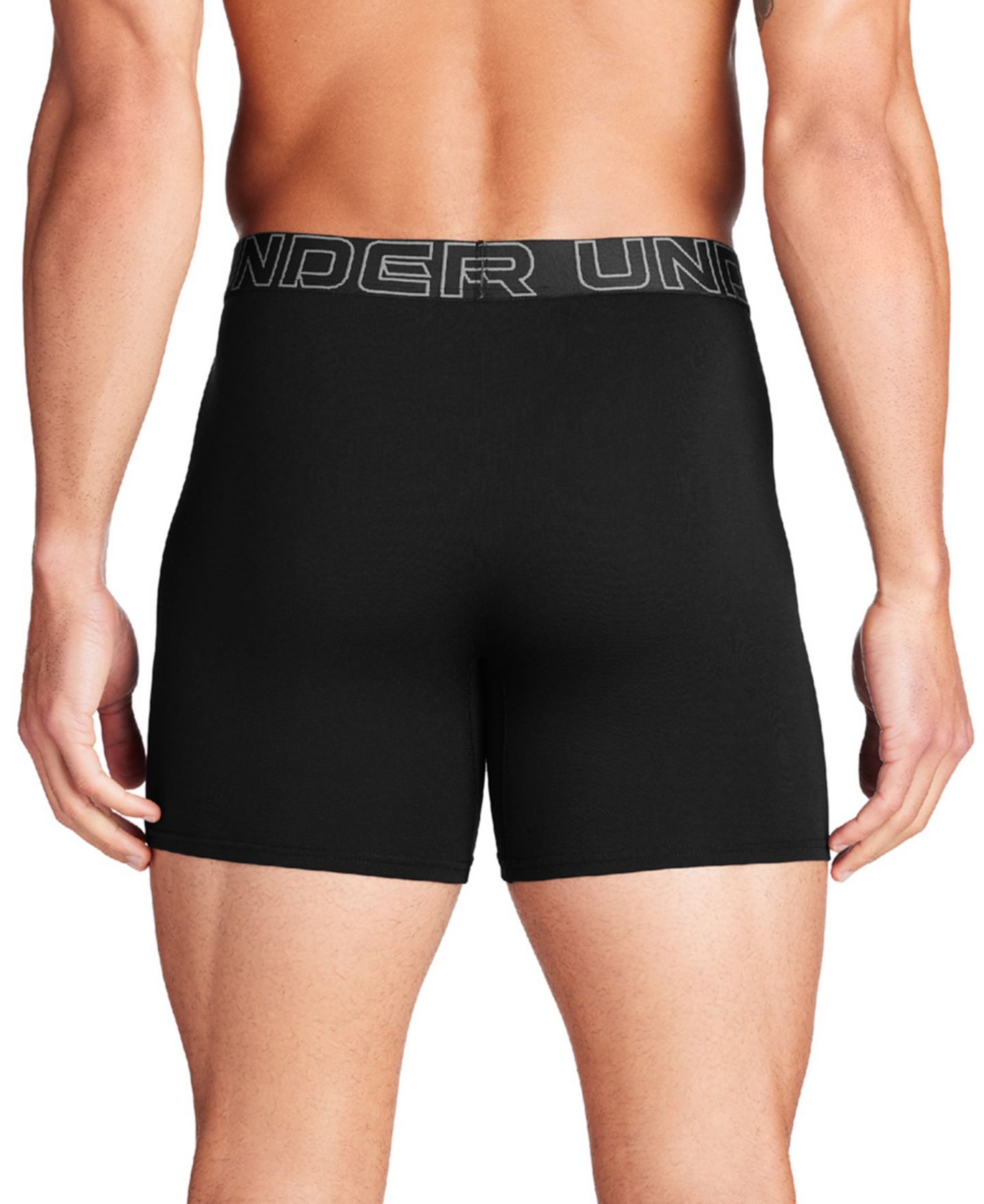 Трусы-боксеры Performance для мужчин, 3 шт. — Under Armour, цвет: Чёрный — фото 2