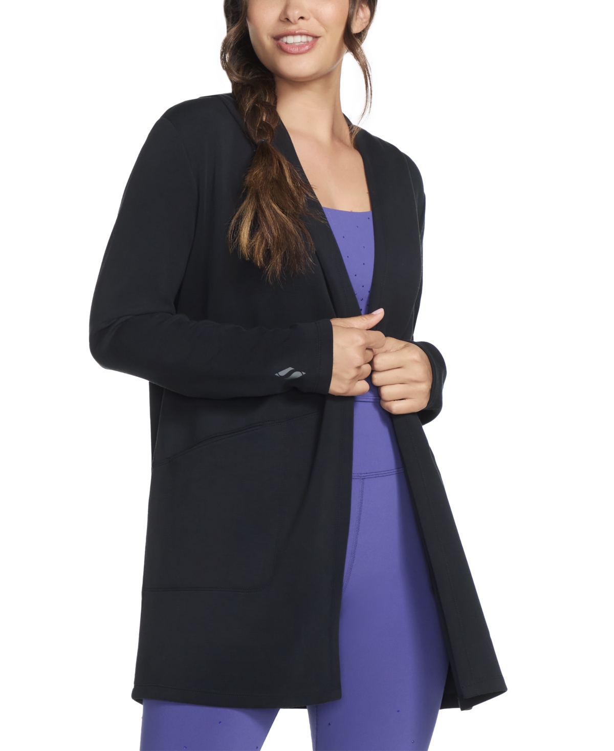 Skechers Women's Skechluxe Elevate Restful Hoodi Jacket In Black