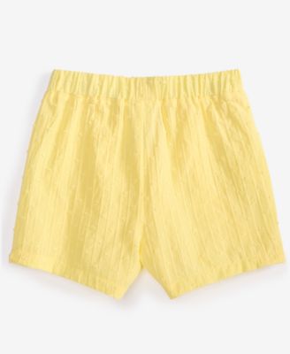 Baby Girls Clip-Dot Cotton Shorts, Created for Macy's  